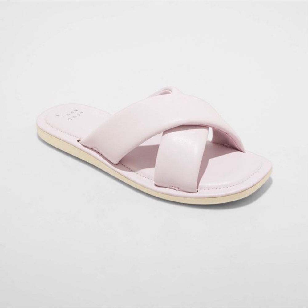 Daisy Cross Band Slide Women’s Sandals - A New Day